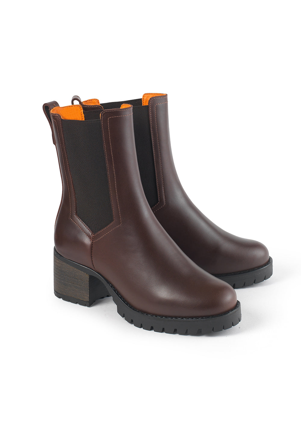 Heeled Boudica Leather Boots