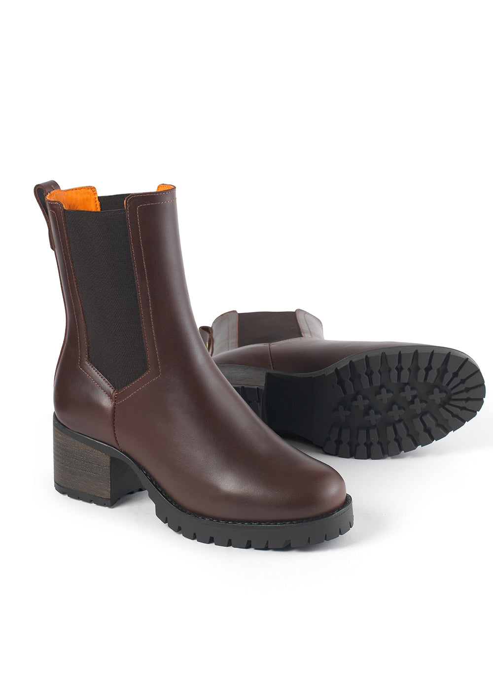 Heeled Boudica Leather Boots