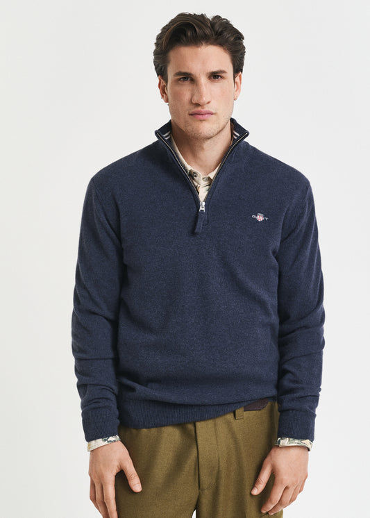 Superfine Lambswool Half Zip