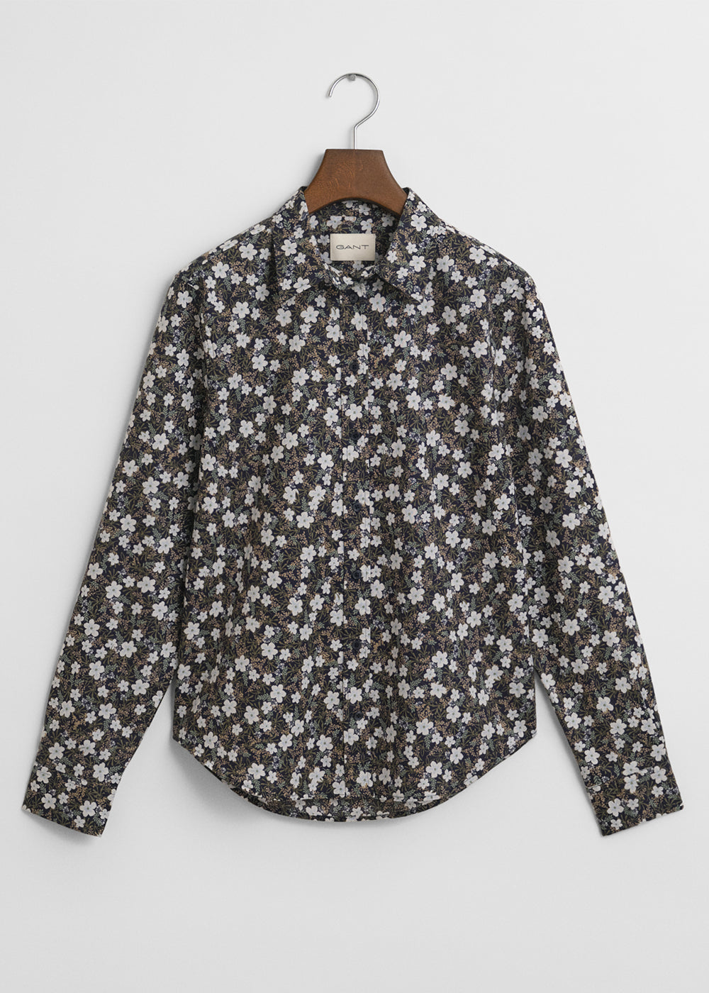 Floral Print Cotton Voile Shirt
