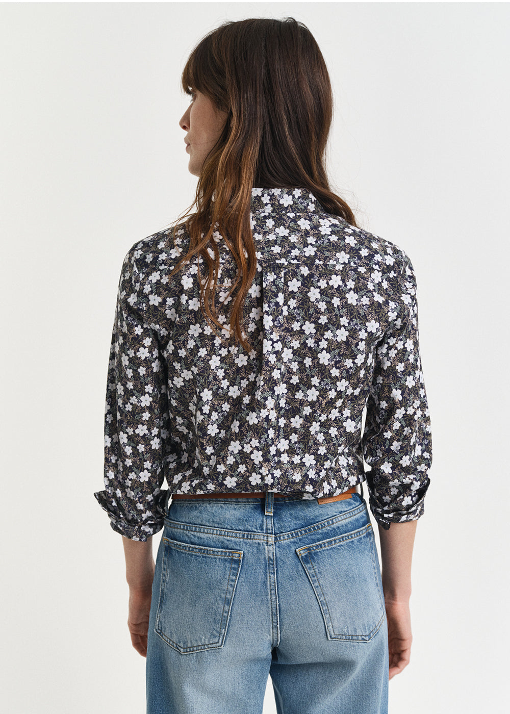 Floral Print Cotton Voile Shirt