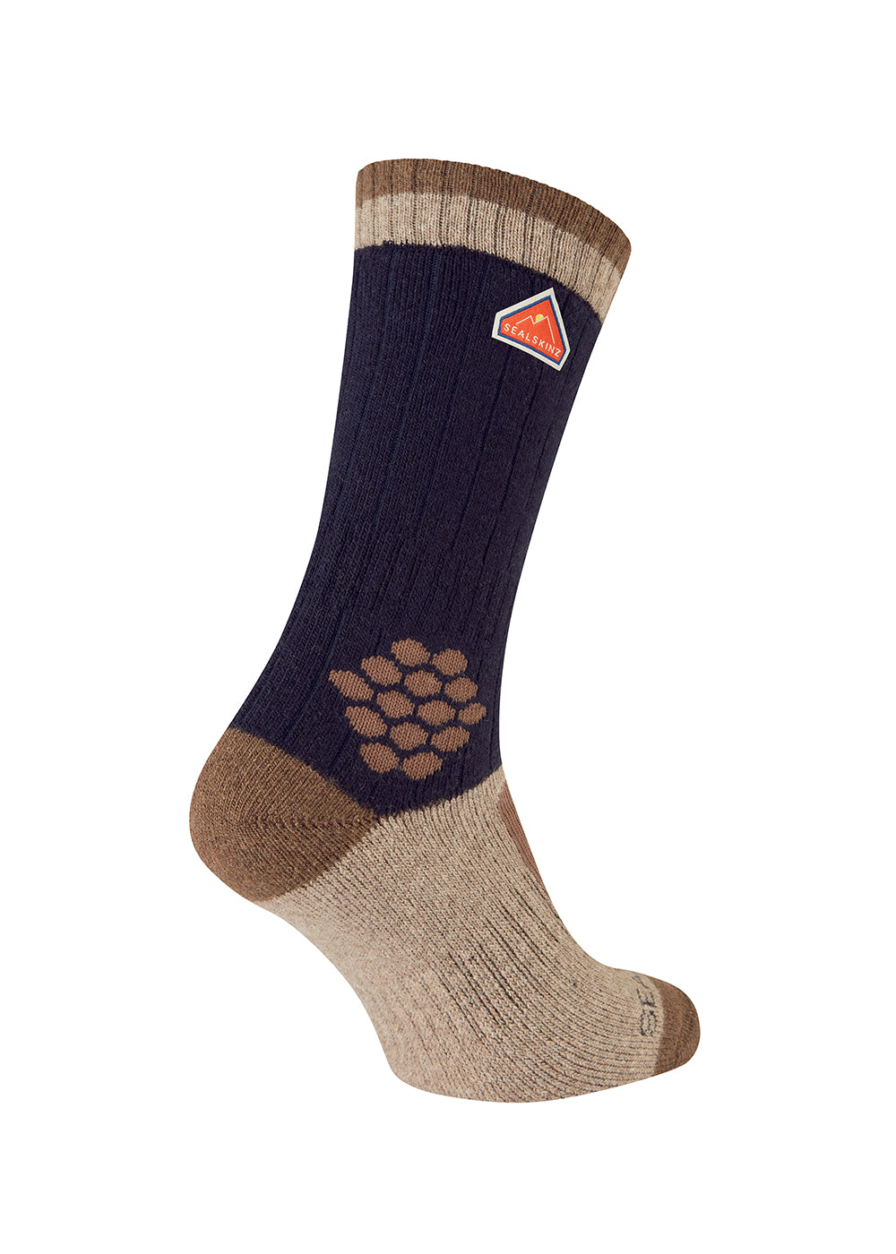 Gresham Recycled Wool Mid Colour Block Socks