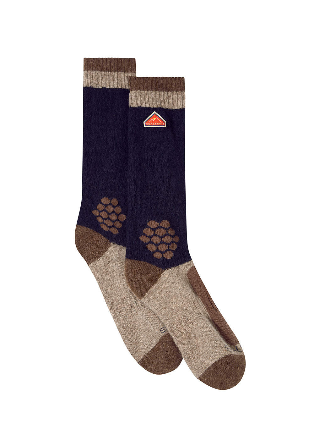 Gresham Recycled Wool Mid Colour Block Socks