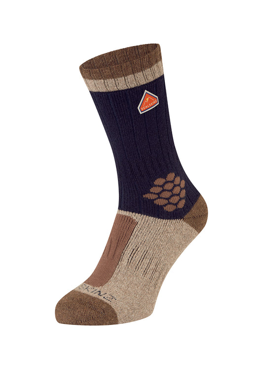 Gresham Recycled Wool Mid Colour Block Socks