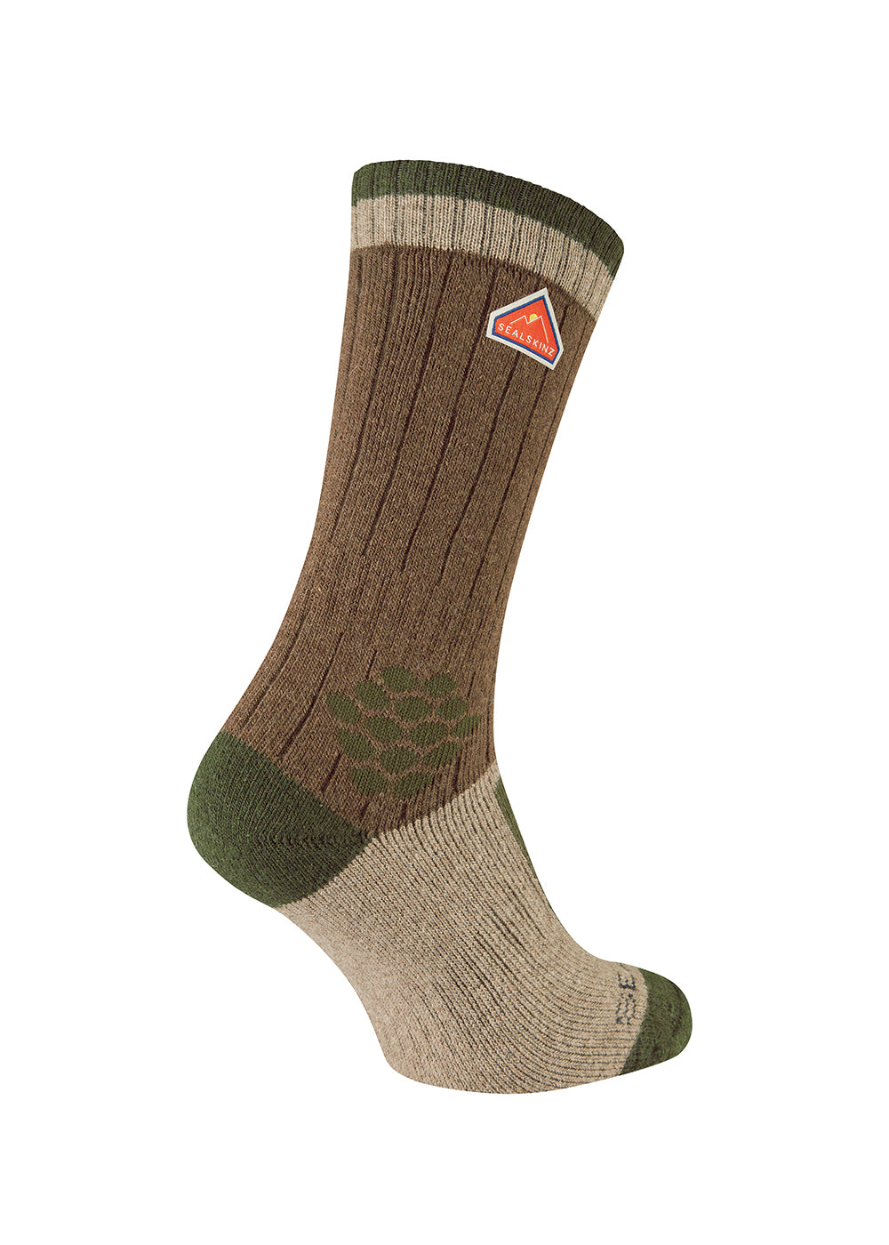 Gresham Recycled Wool Mid Colour Block Socks