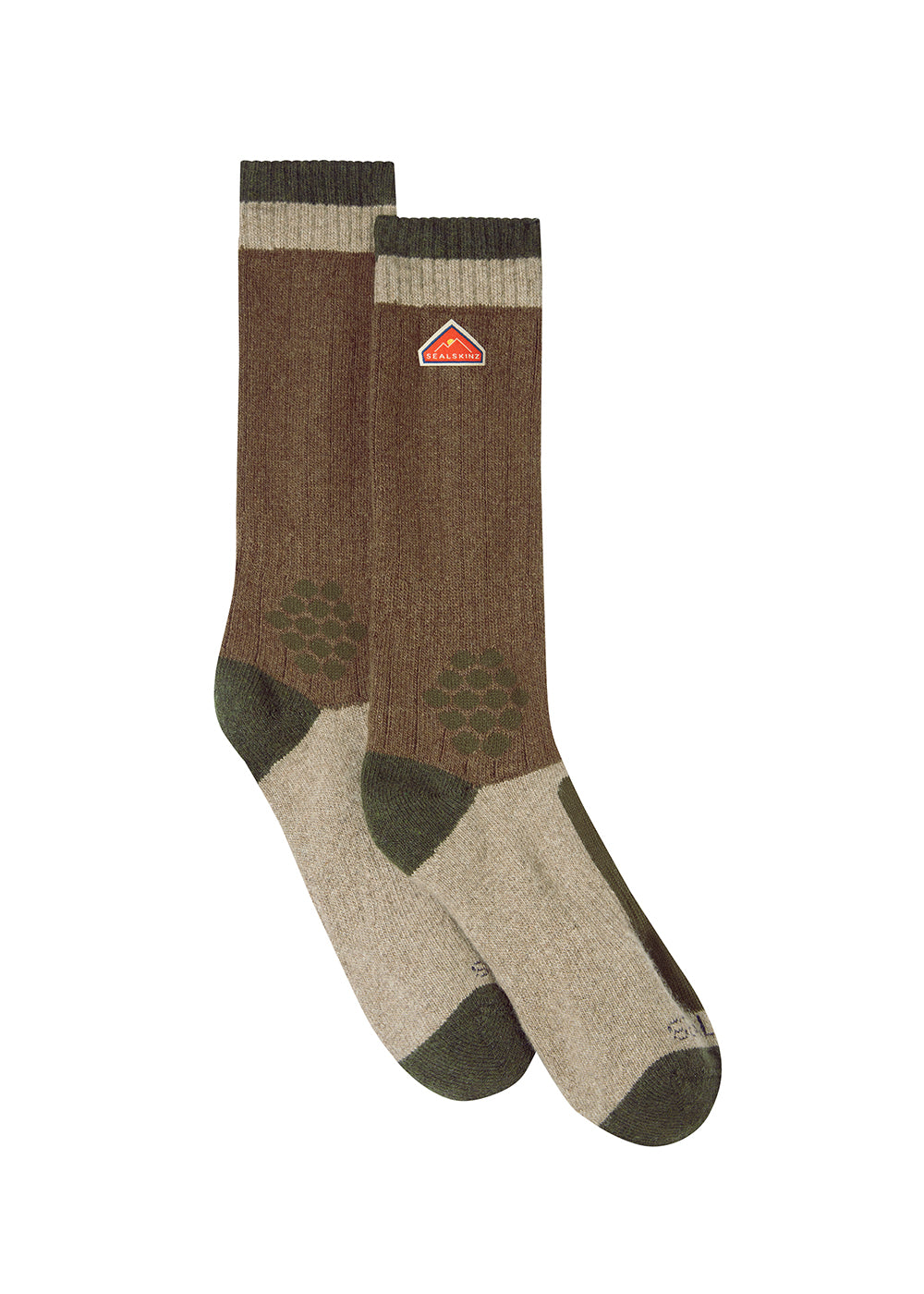 Gresham Recycled Wool Mid Colour Block Socks