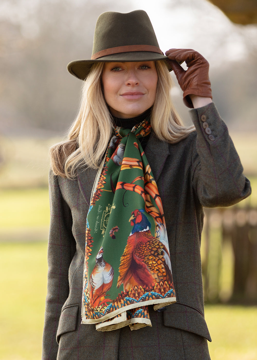 Heads or Tails Classic Silk Scarf