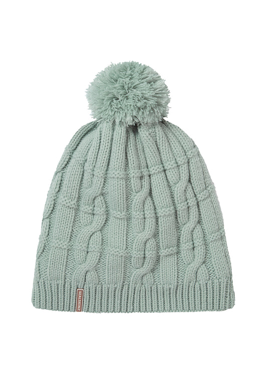 Hemsby Waterproof Cold Weather Cable Knit Bobble Hat