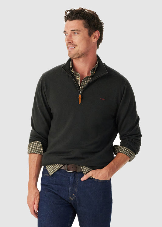 Ernest Merino 1/4 Zip Sweater