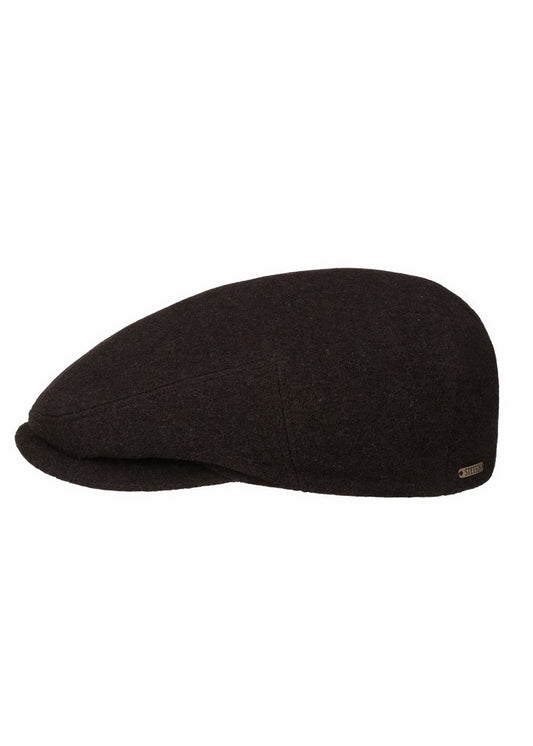 Kent Wool Cashmere Flat Cap with Ear Flaps