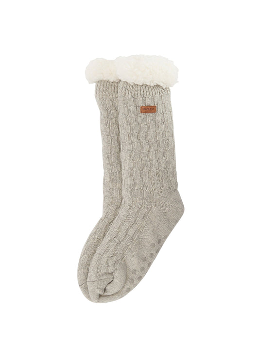 Cable Knit Lounge Socks