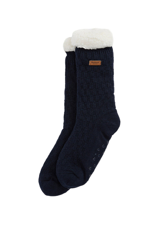 Cable Knit Lounge Socks