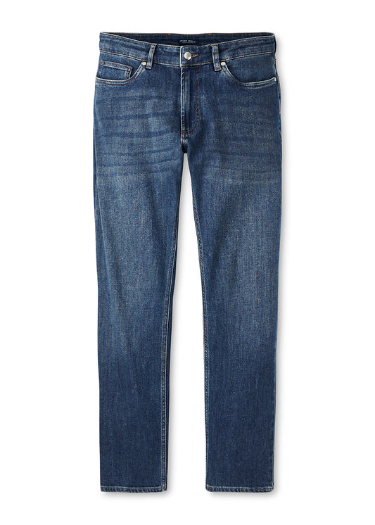 Vintage Washed 5 Pocket Denim Jeans
