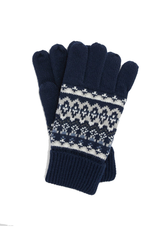 Marlow Fair Isle Knitted Gloves