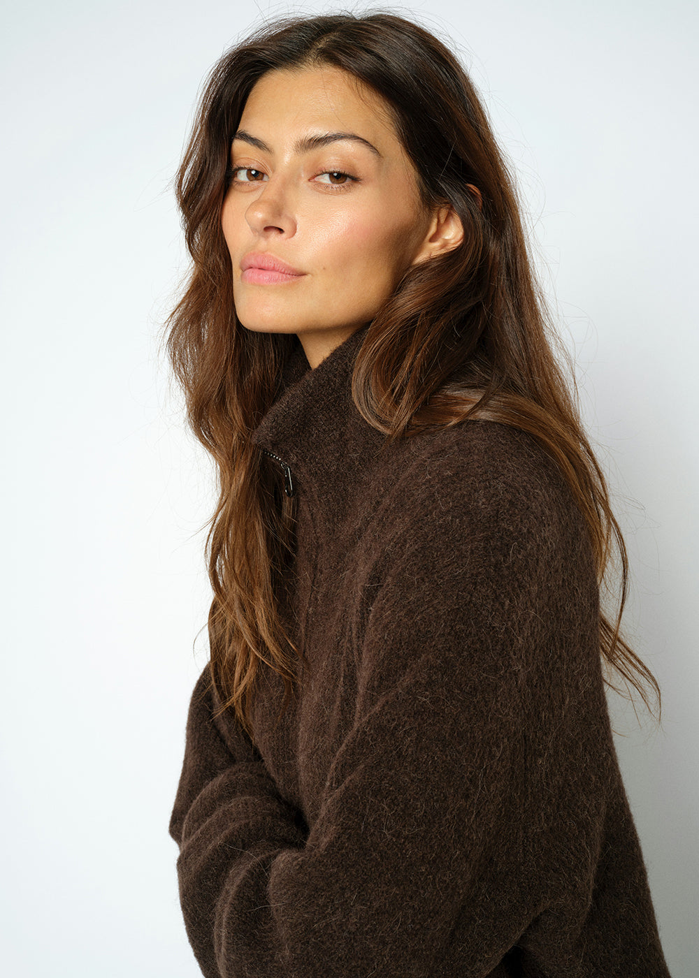 MMThora Knit Zip Cardigan