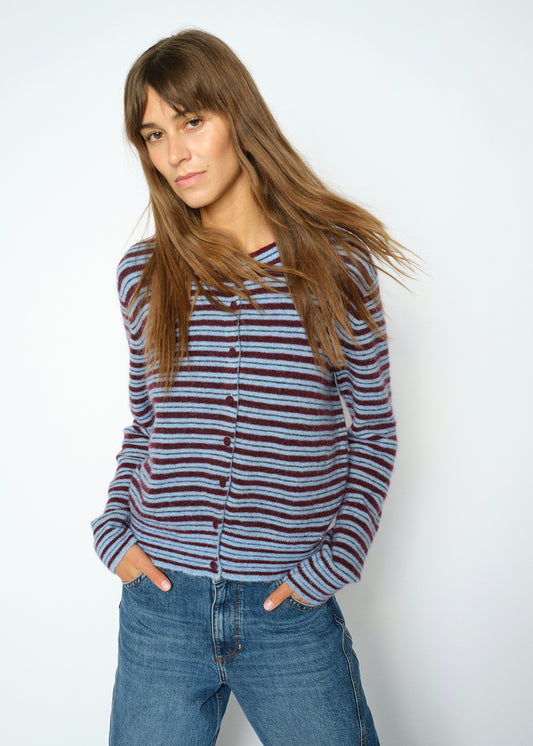 MMMilvi Stripe Cardigan