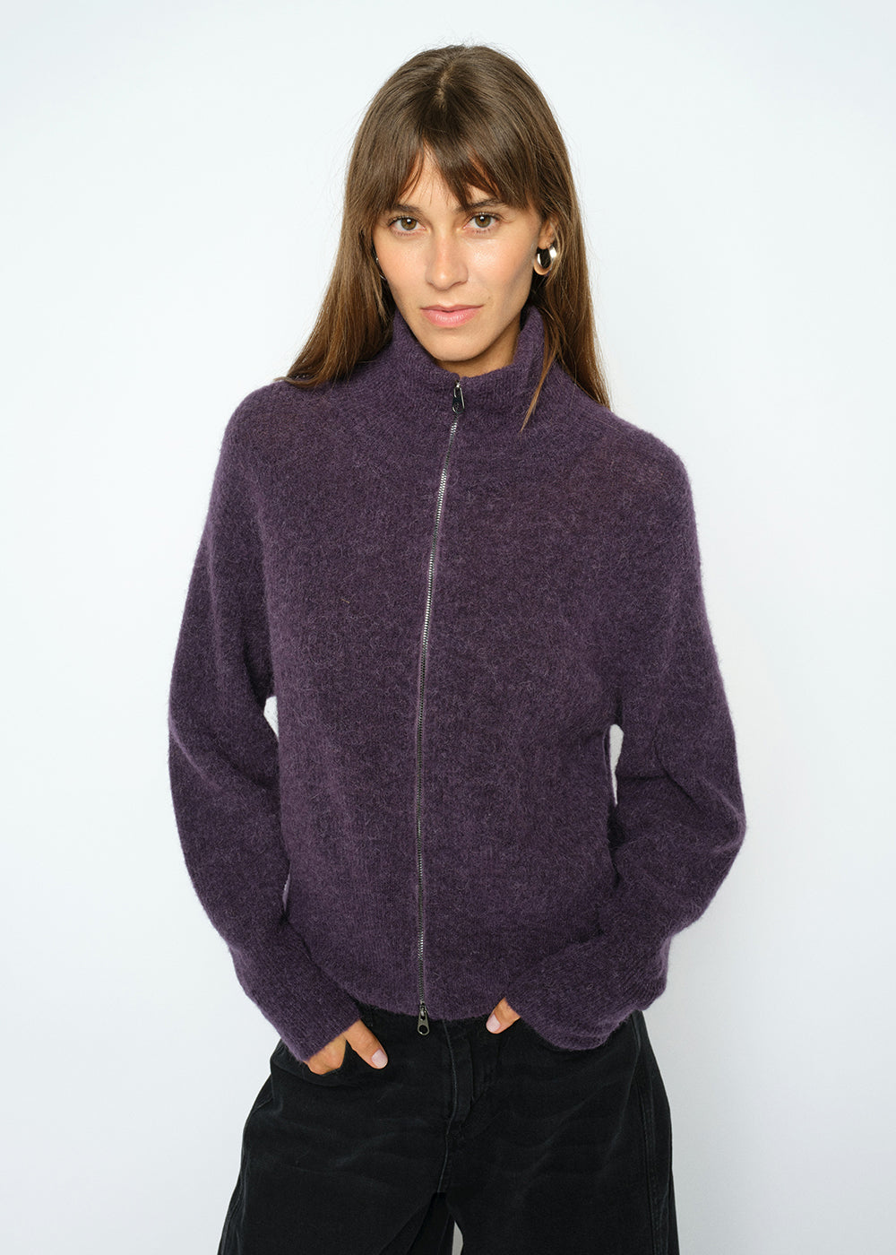 MMThora Knit Zip Cardigan
