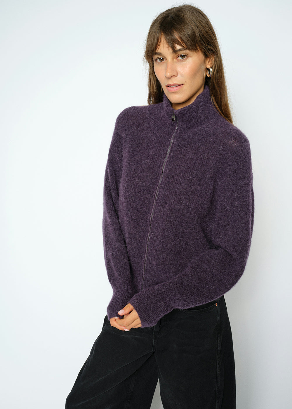 MMThora Knit Zip Cardigan