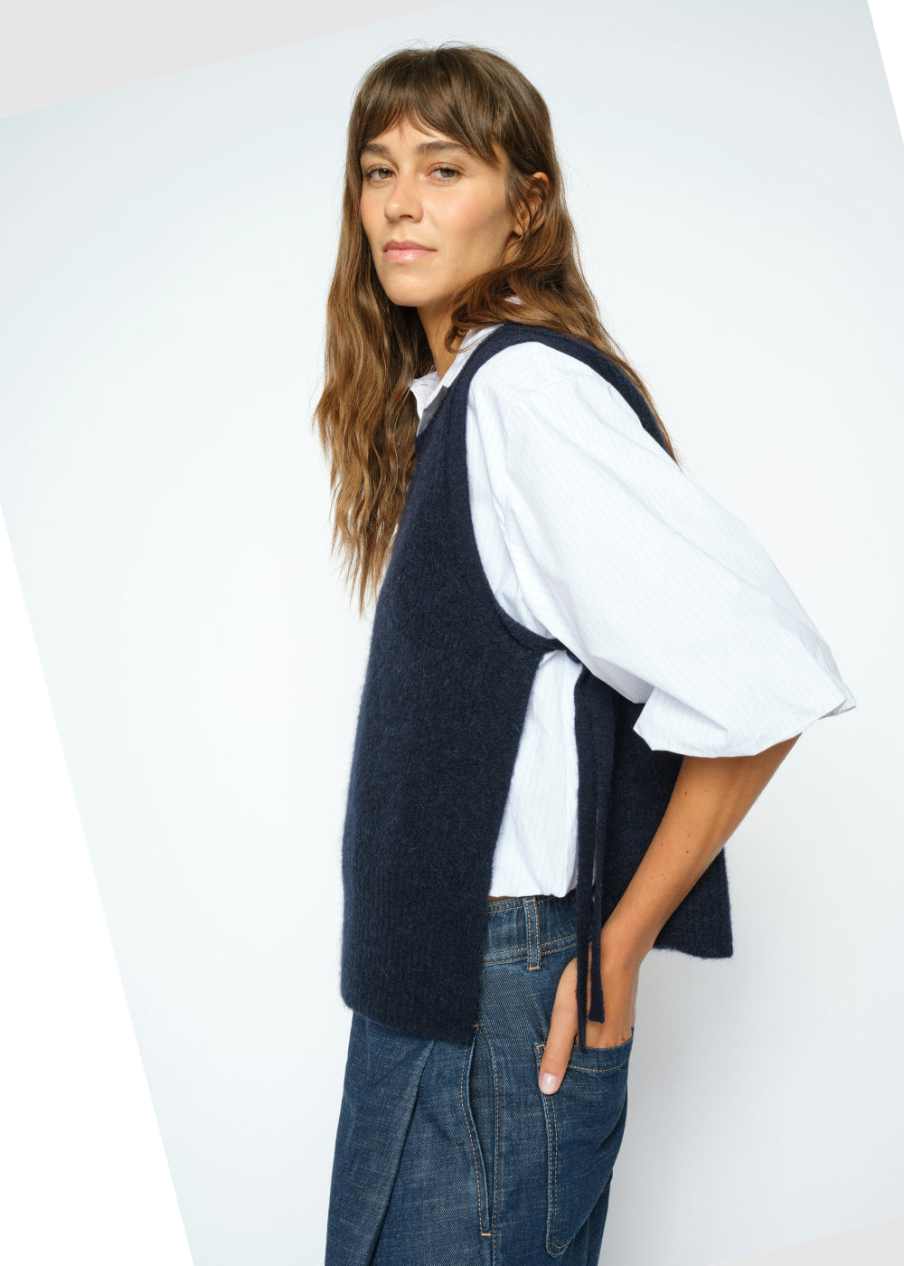 MMThora Tie Knit Vest