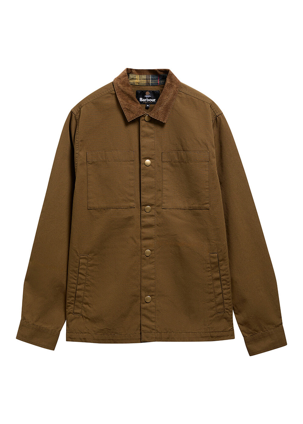 Cord Collar Twill Overshirt