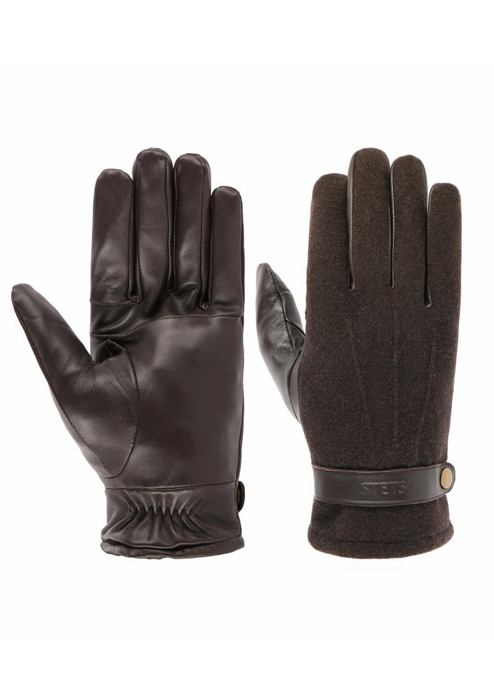Conductive Nappa Leather Gloves AW26 - Brown