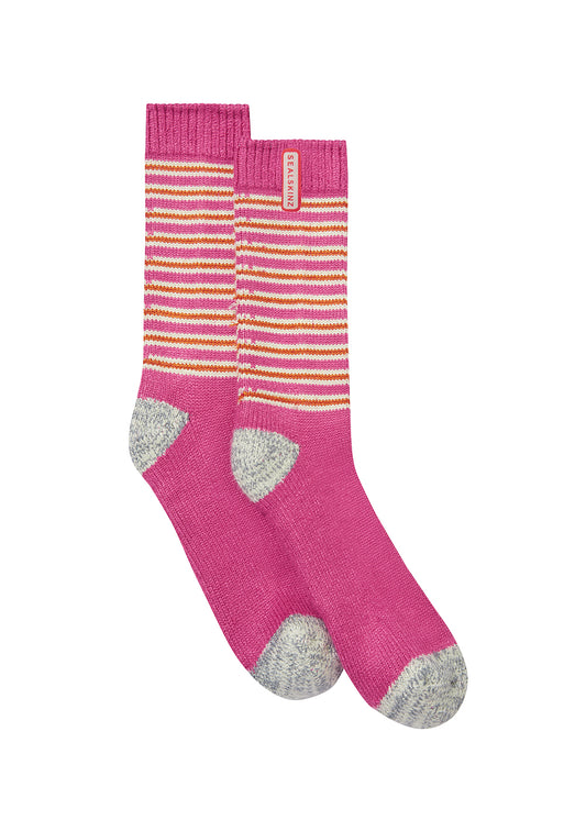 Oby Bamboo Mid Multi Stripe Socks