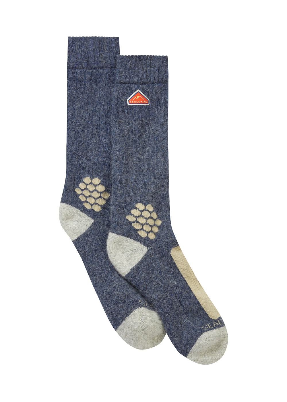 Scarning Recycled Wool Mid Twisted Hiking Socks