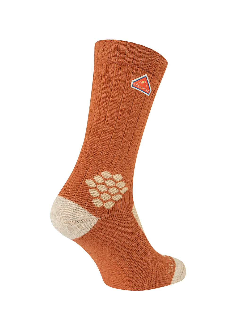 Scarning Recycled Wool Mid Twisted Hiking Socks