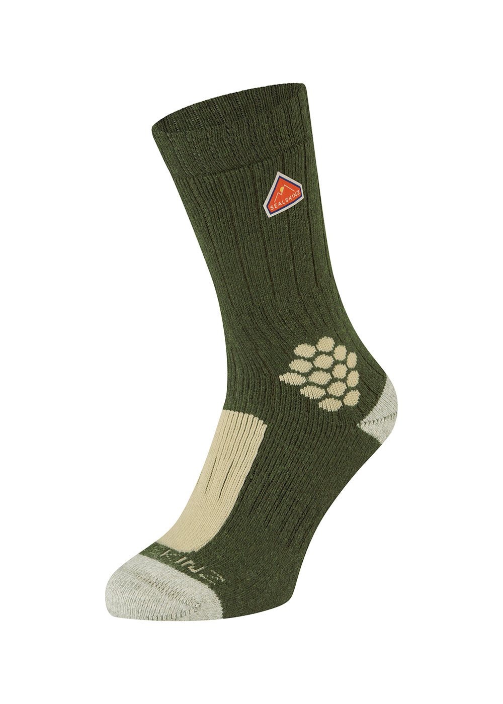 Scarning Recycled Wool Mid Twisted Hiking Socks