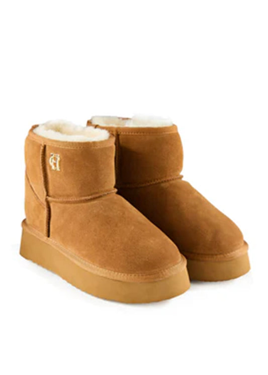 Shearling Platform Boots