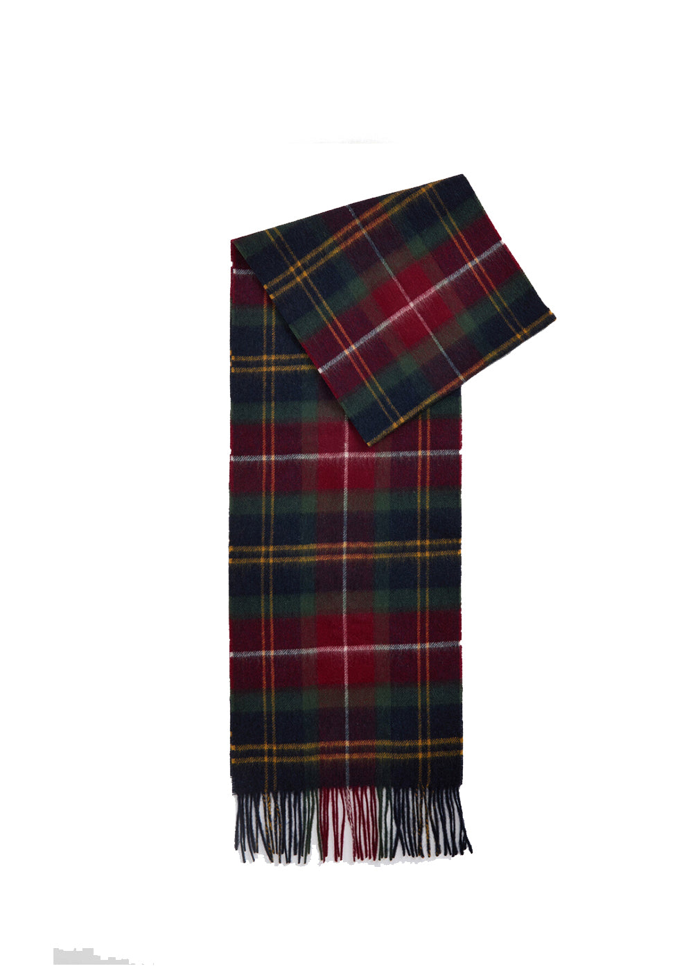 Wool Cashmere Tartan Scarf