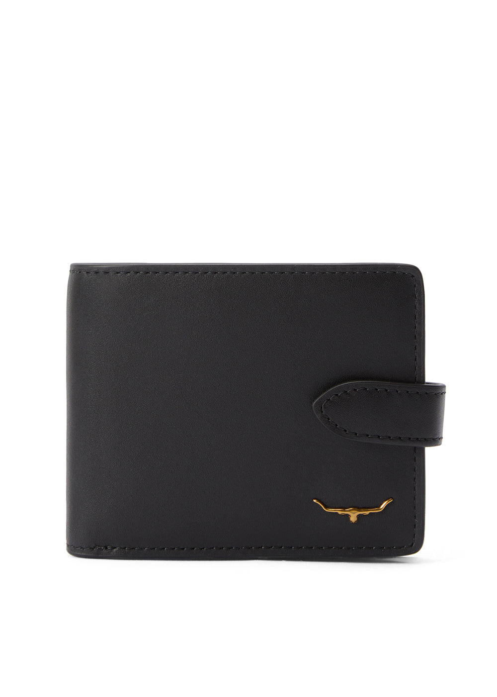 RM Williams Wallet with Pocket and Tab – Black – Humes Outfitters