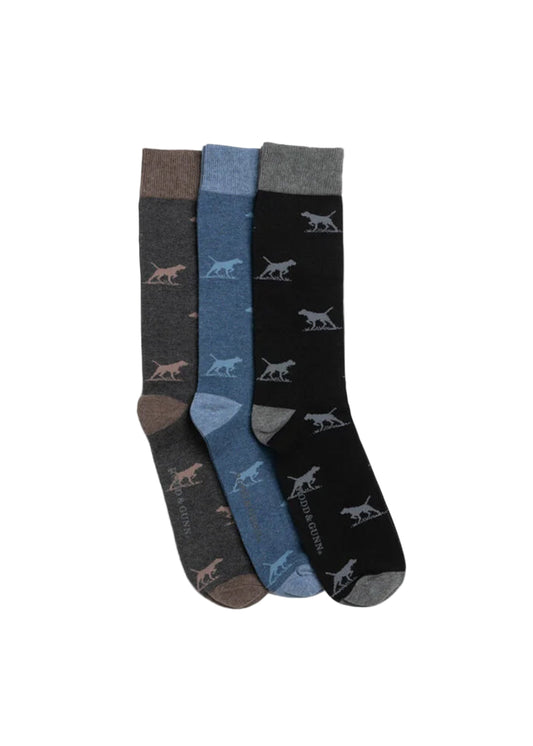 Dogs A Plenty 3 Pack Socks