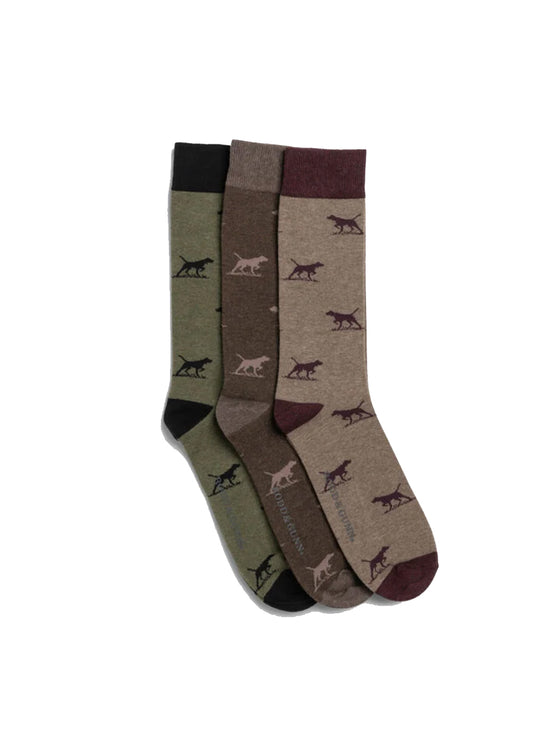 Dogs A Plenty 3 Pack Socks