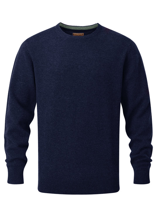 Lewis Lambswool Crew Neck Jumper