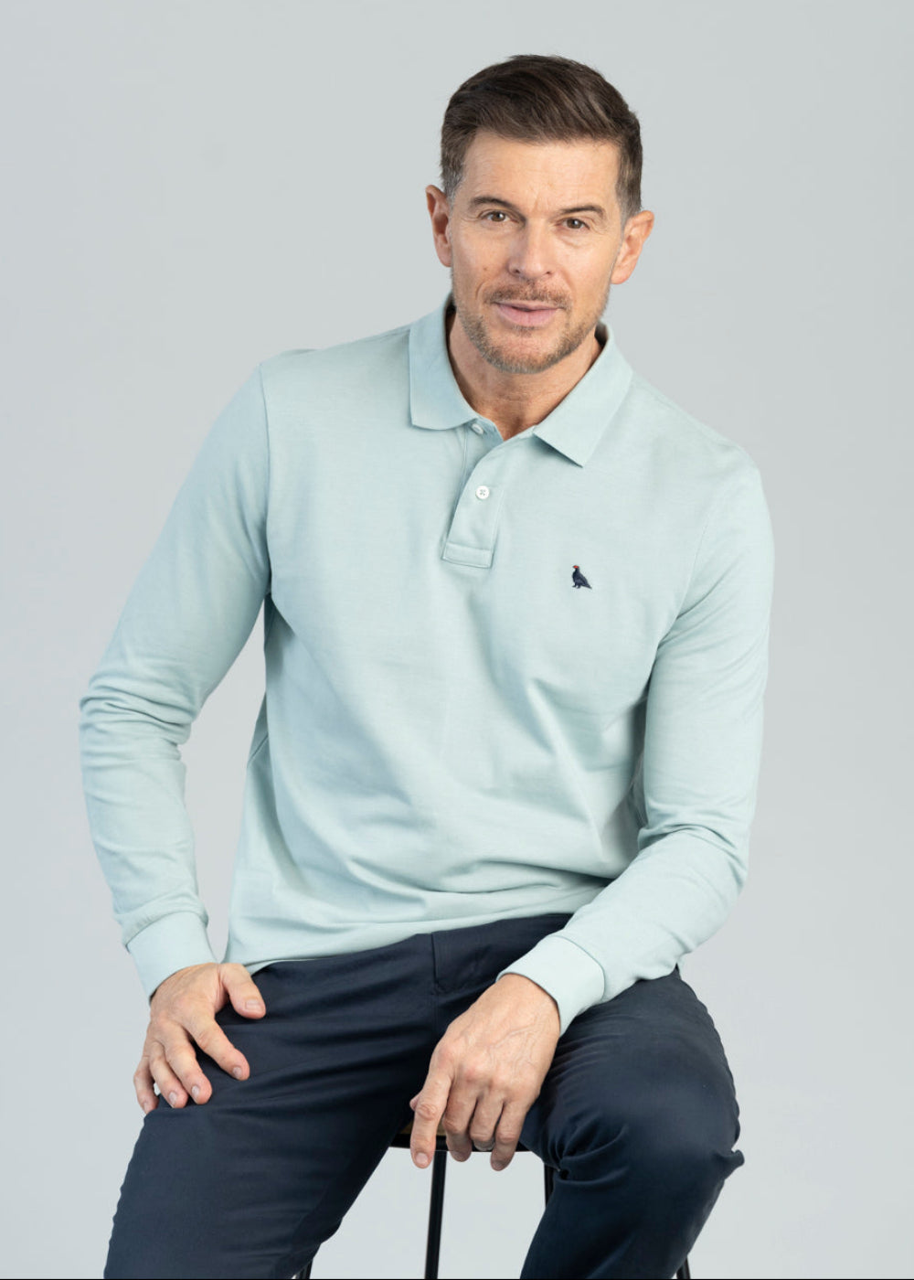 St Ives Long Sleeved Polo Shirt