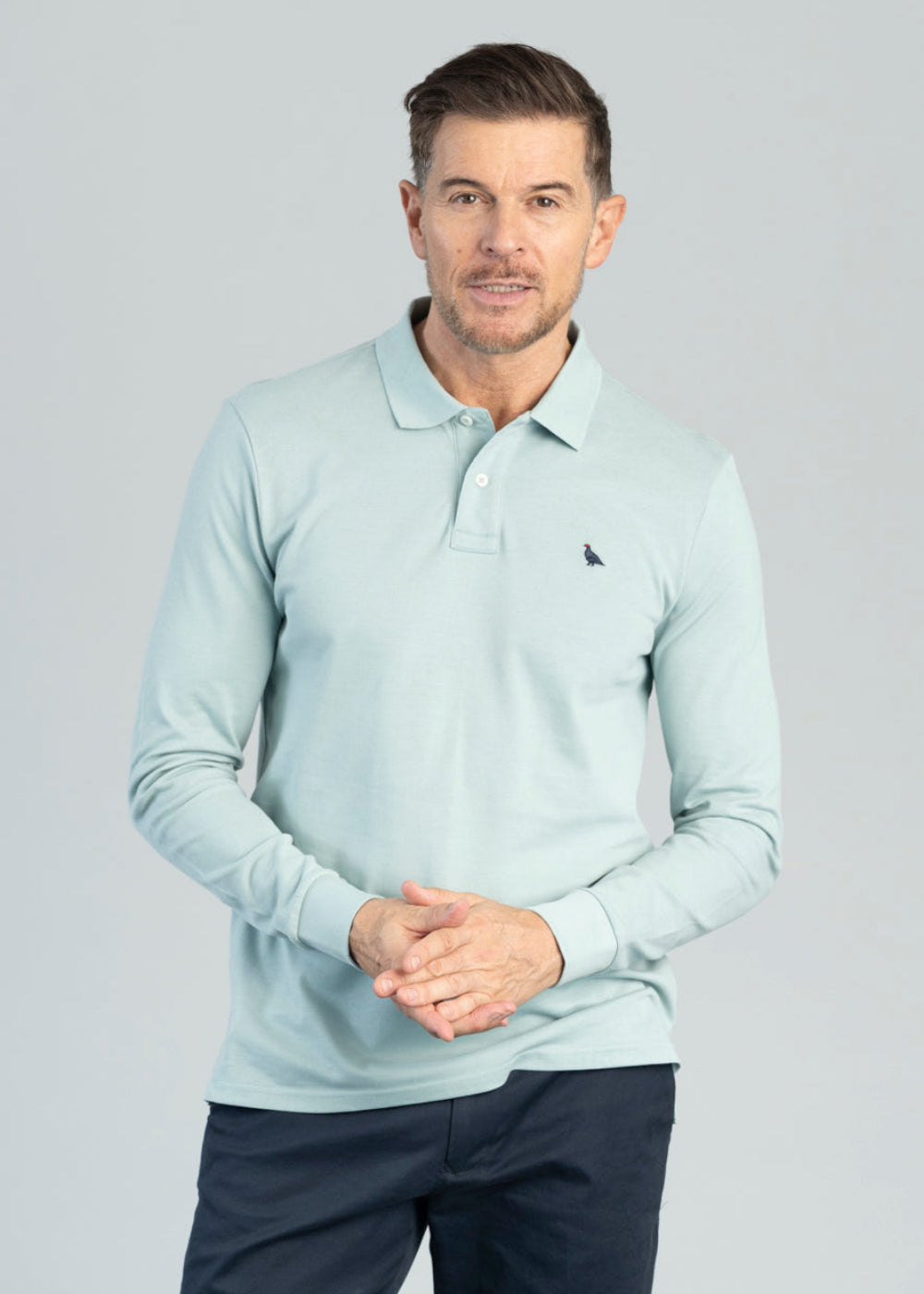 St Ives Long Sleeved Polo Shirt