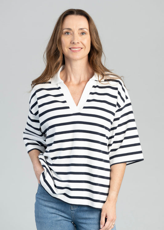 Inez Striped Top