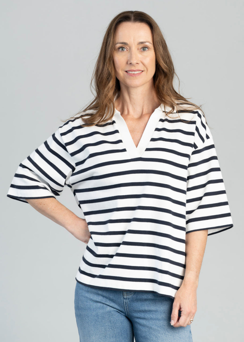 Inez Striped Top