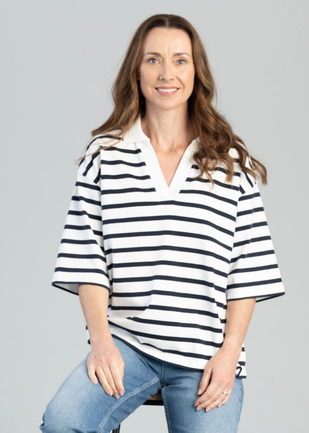 Inez Striped Top