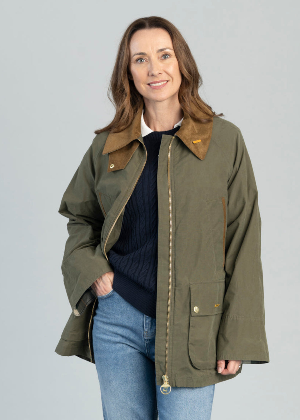 【別注】Barbour × BEAUTY&YOUTH WO BEDALE Barbour Icons Bedale Showerproof Jacket – Ivy Green and Ancient