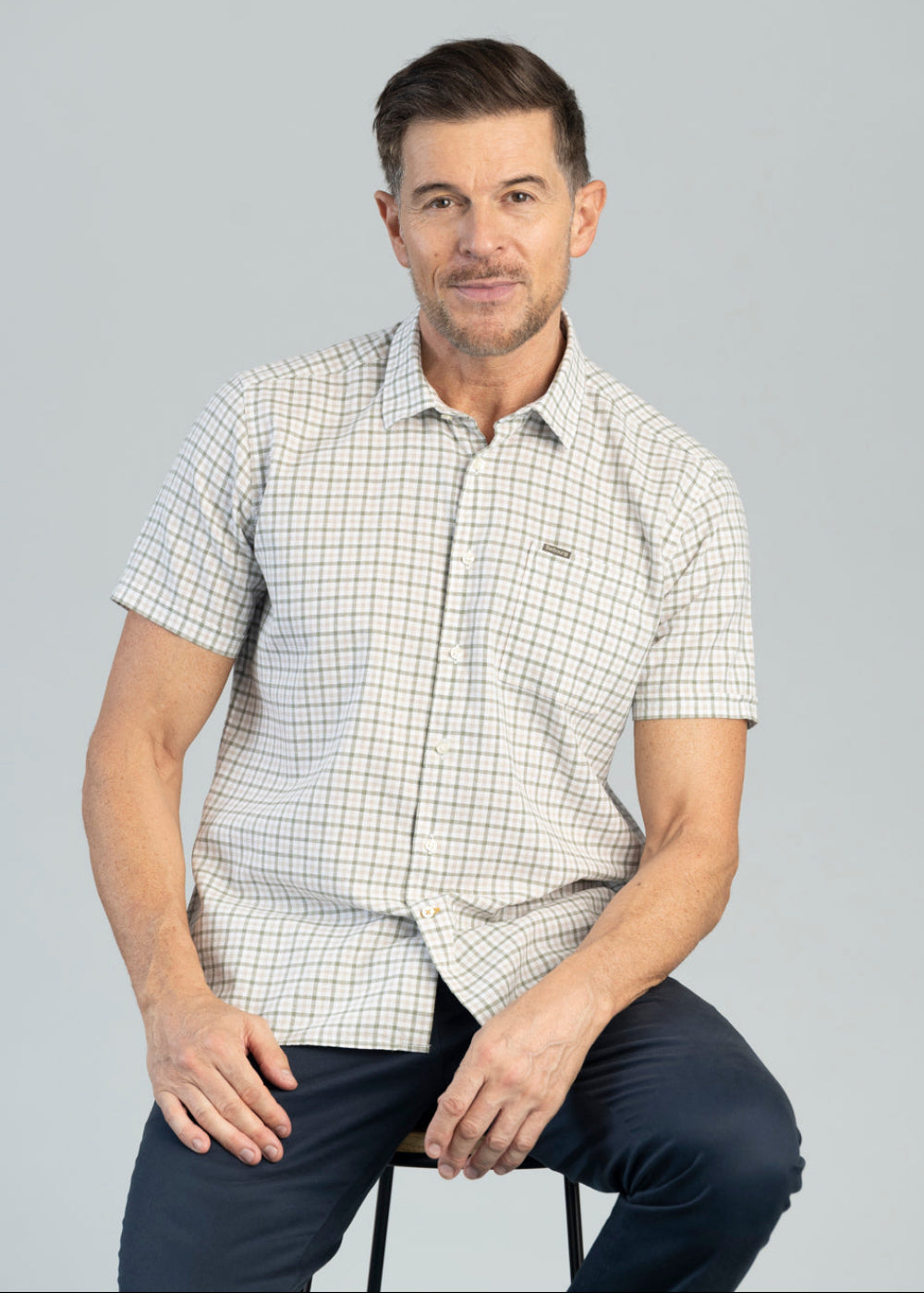 Nelson Gingham Summer Fit Shirt