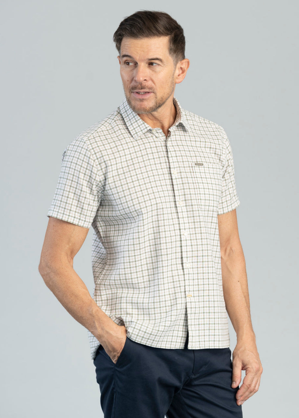 Nelson Gingham Summer Fit Shirt