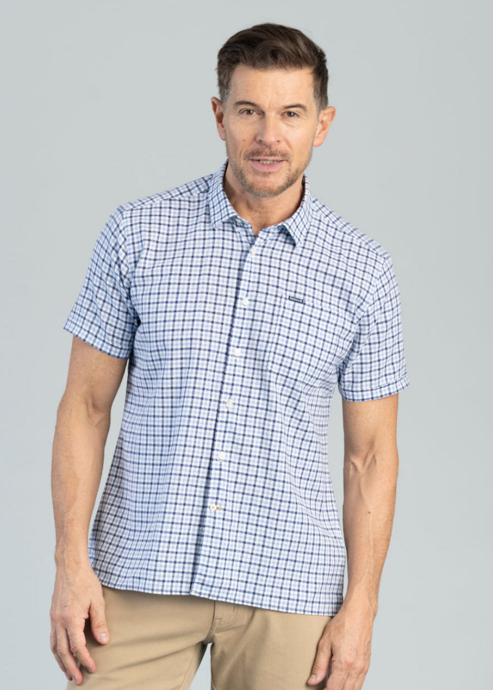 Nelson Gingham Summer Fit Shirt