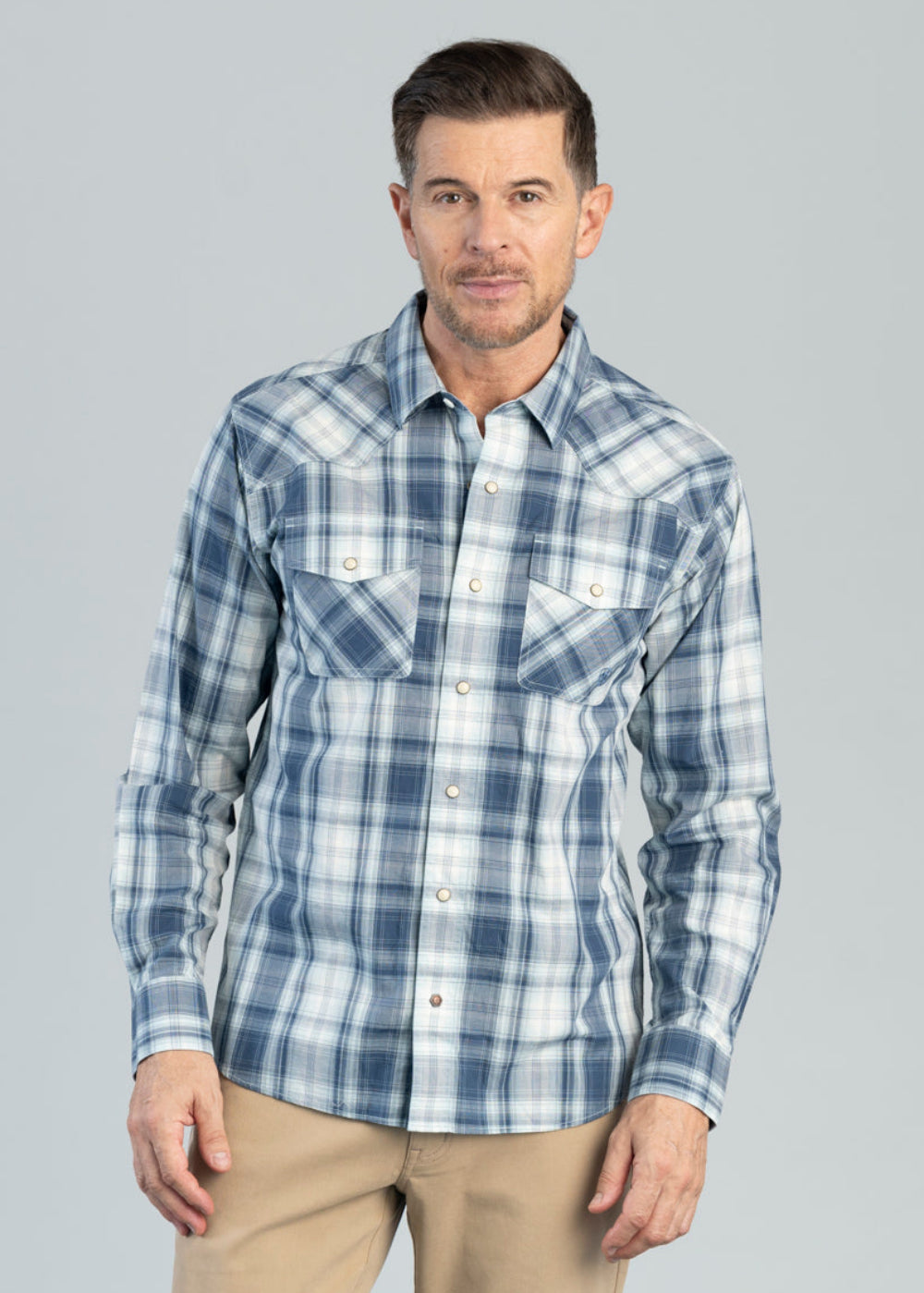 Retro Heathcliff Fitted Snap Shirt