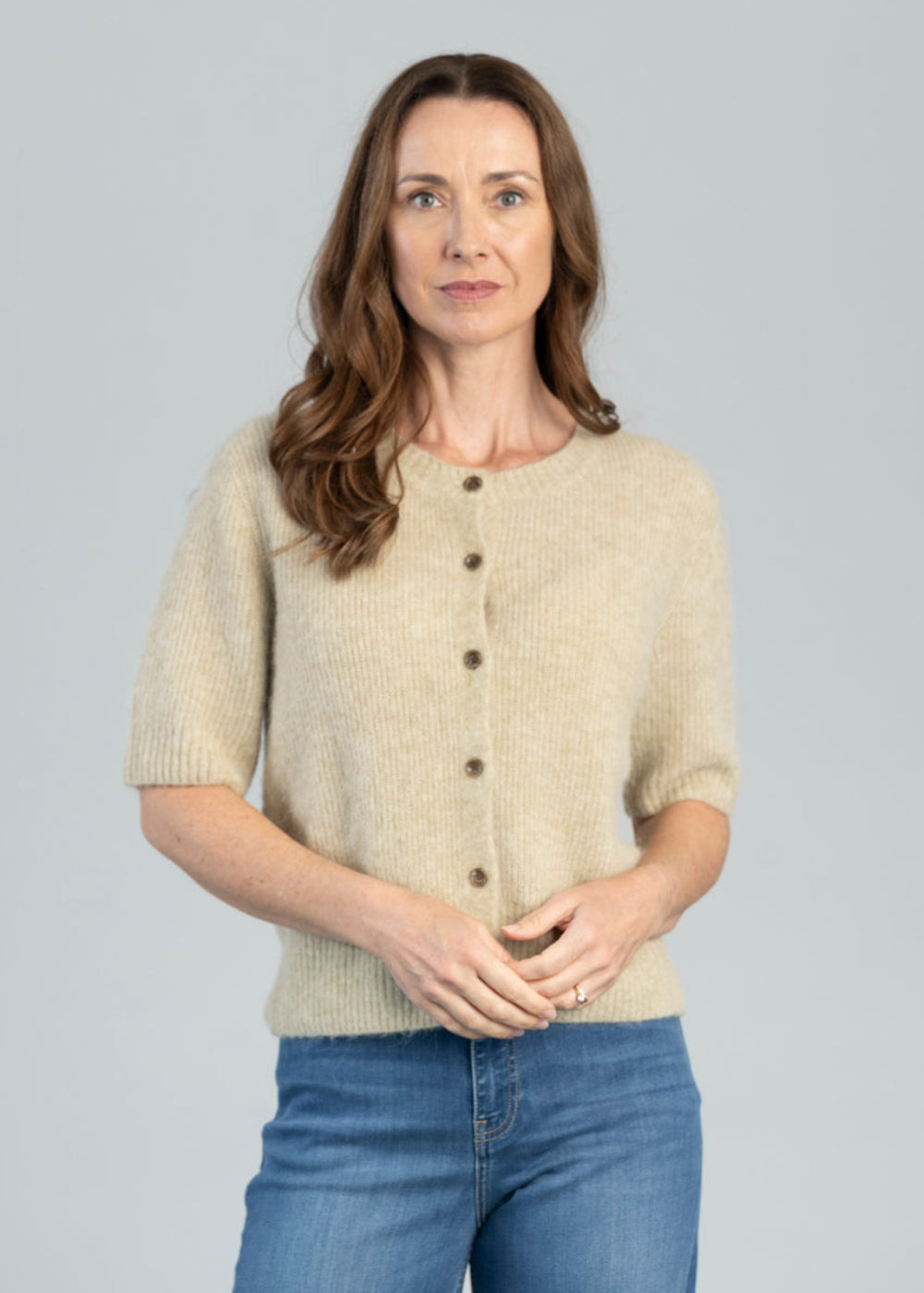 MMThora Short Sleeve Knit Cardigan