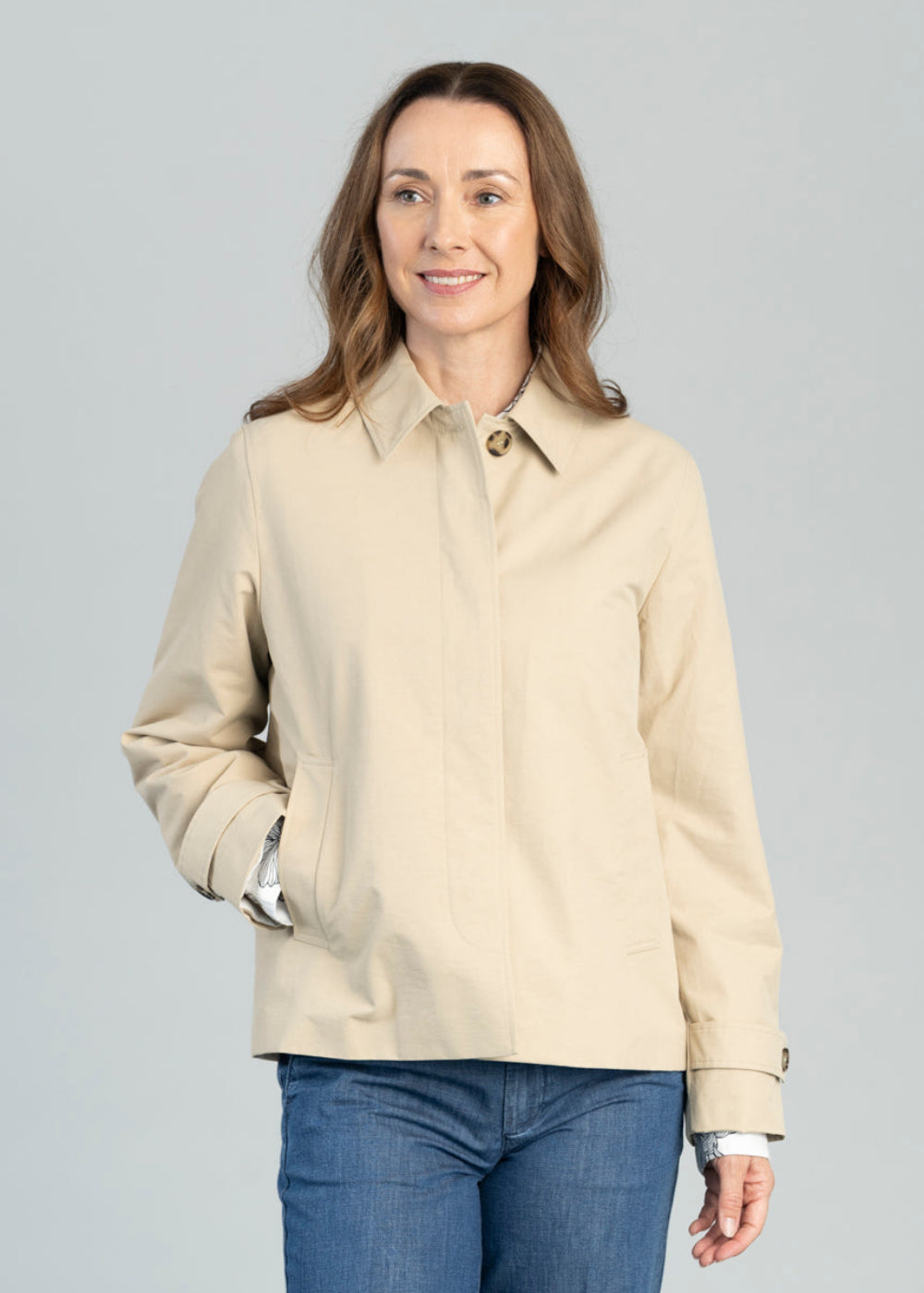 Short Cotton Car Coat