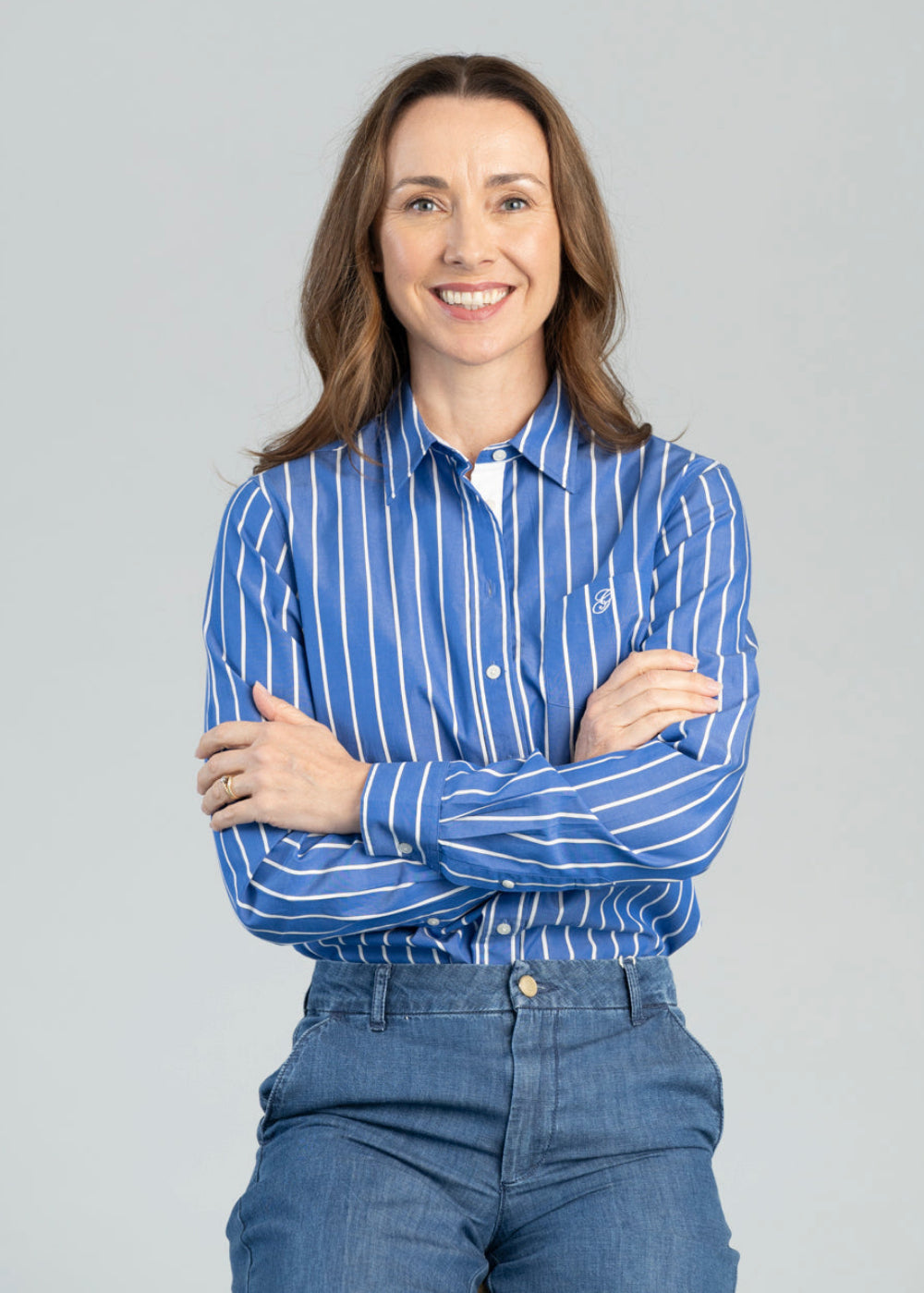 Classic Poplin Stripe Shirt