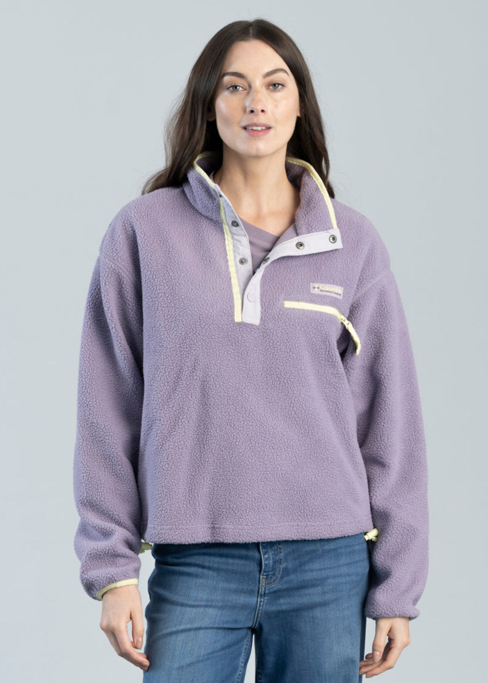 Helvetia II Cropped Half Snap Fleece