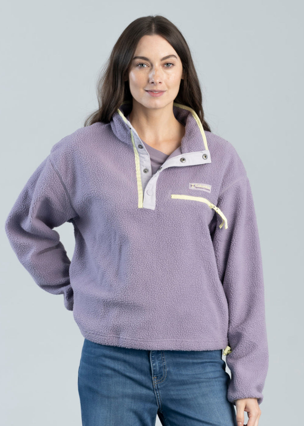 Helvetia II Cropped Half Snap Fleece